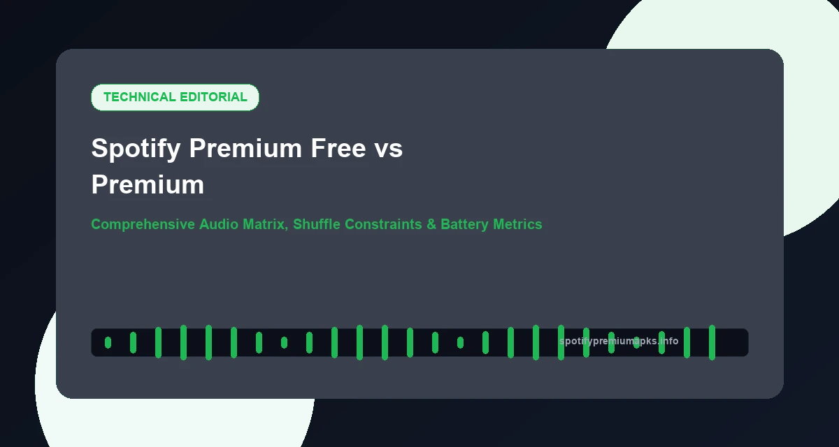 Spotify Premium Free vs Premium: Audio Quality & Limitation Matrix