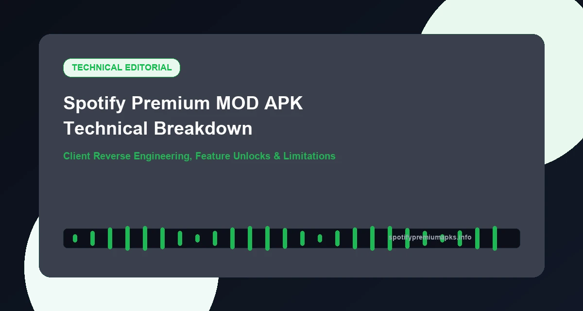 Spotify Premium MOD APK Explained: Reverse Engineering & Risks